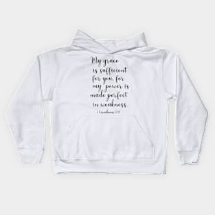 My grace is sufficient for you Kids Hoodie